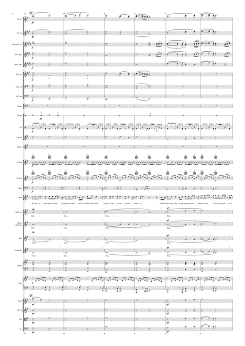 Hallelujah Score and parts for full orchestra, soloist and choir. image number null