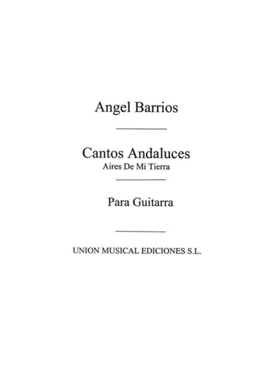 Barrios Cantos Andaluces Guitar(Arc)