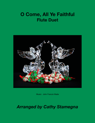 Book cover for O Come, All Ye Faithful (Flute Duet)