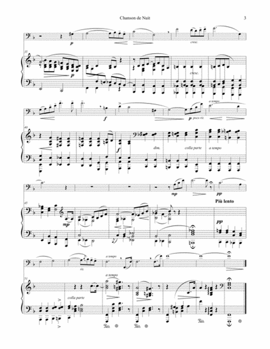 Three Pieces for Euphonium & Piano