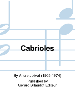 Book cover for Cabrioles