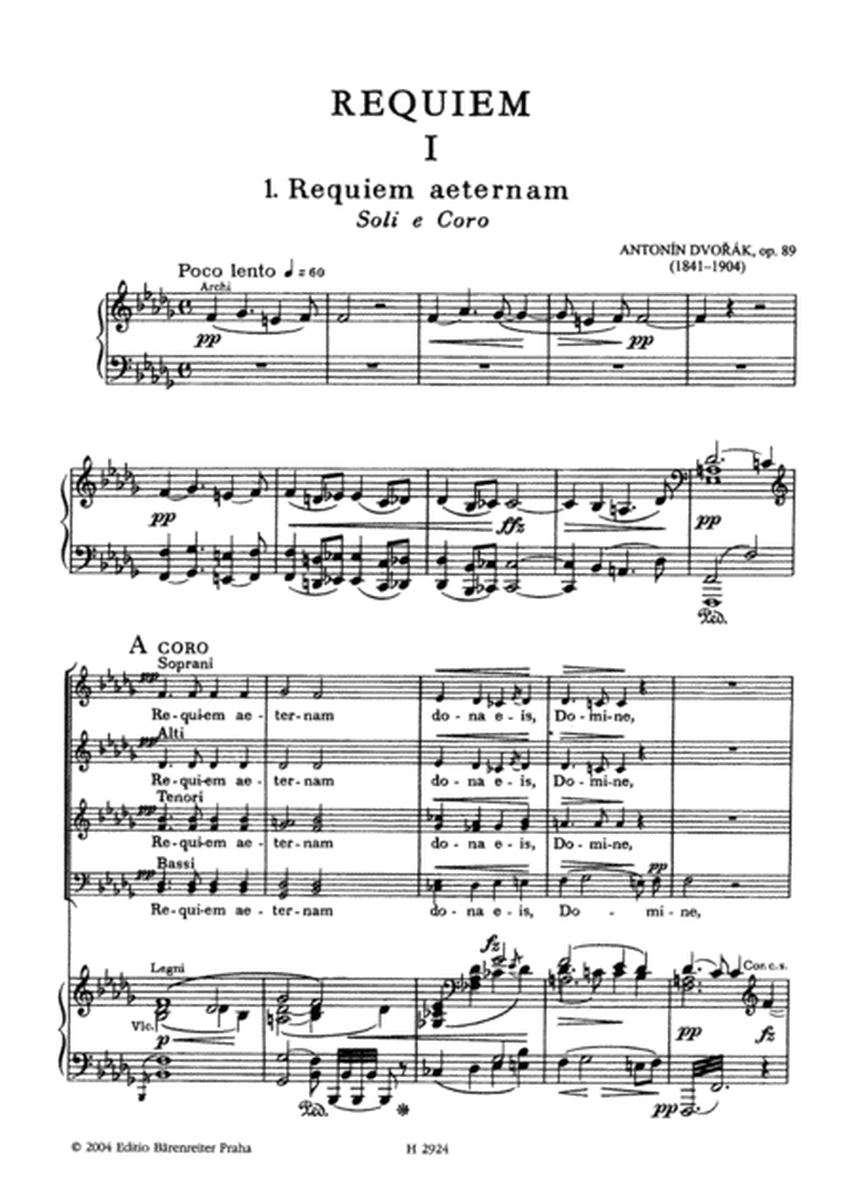 Requiem, op. 89