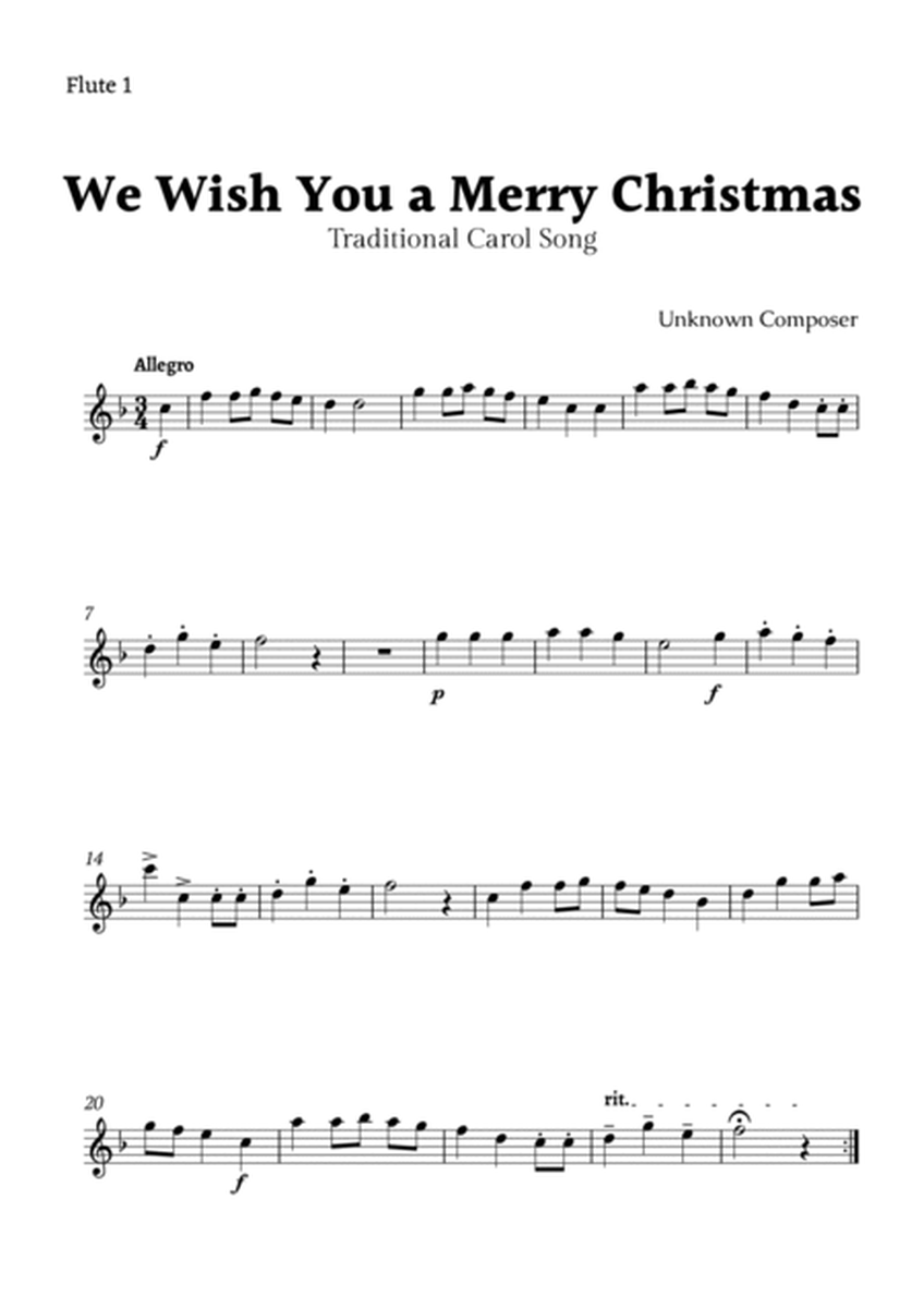 We Wish you a Merry Christmas for Flute Trio image number null