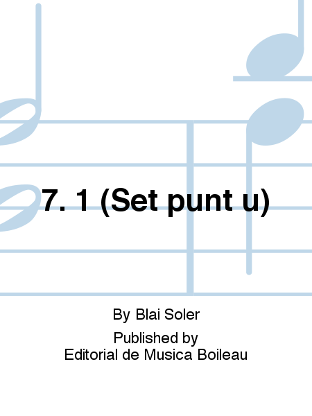 7. 1 (Set punt u)