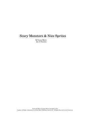 Book cover for Scary Monsters And Nice Sprites