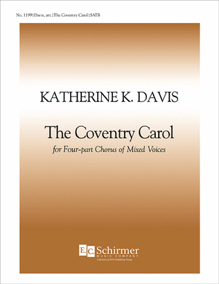 Book cover for The Coventry Carol