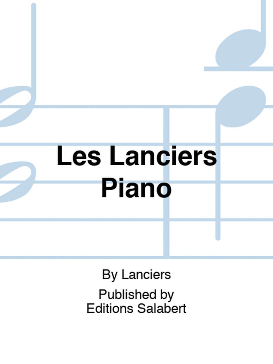 Les Lanciers Piano