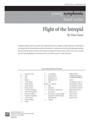 Book cover for Flight of the Intrepid: Score