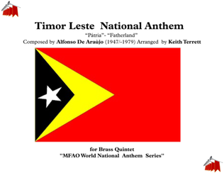 Book cover for Timor Leste National Anthem for Brass Quintet