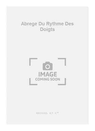 Book cover for Abrege Du Rythme Des Doigts