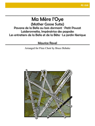 Book cover for Ma Mere L'Oye (Mother Goose Suite) for Flute Choir