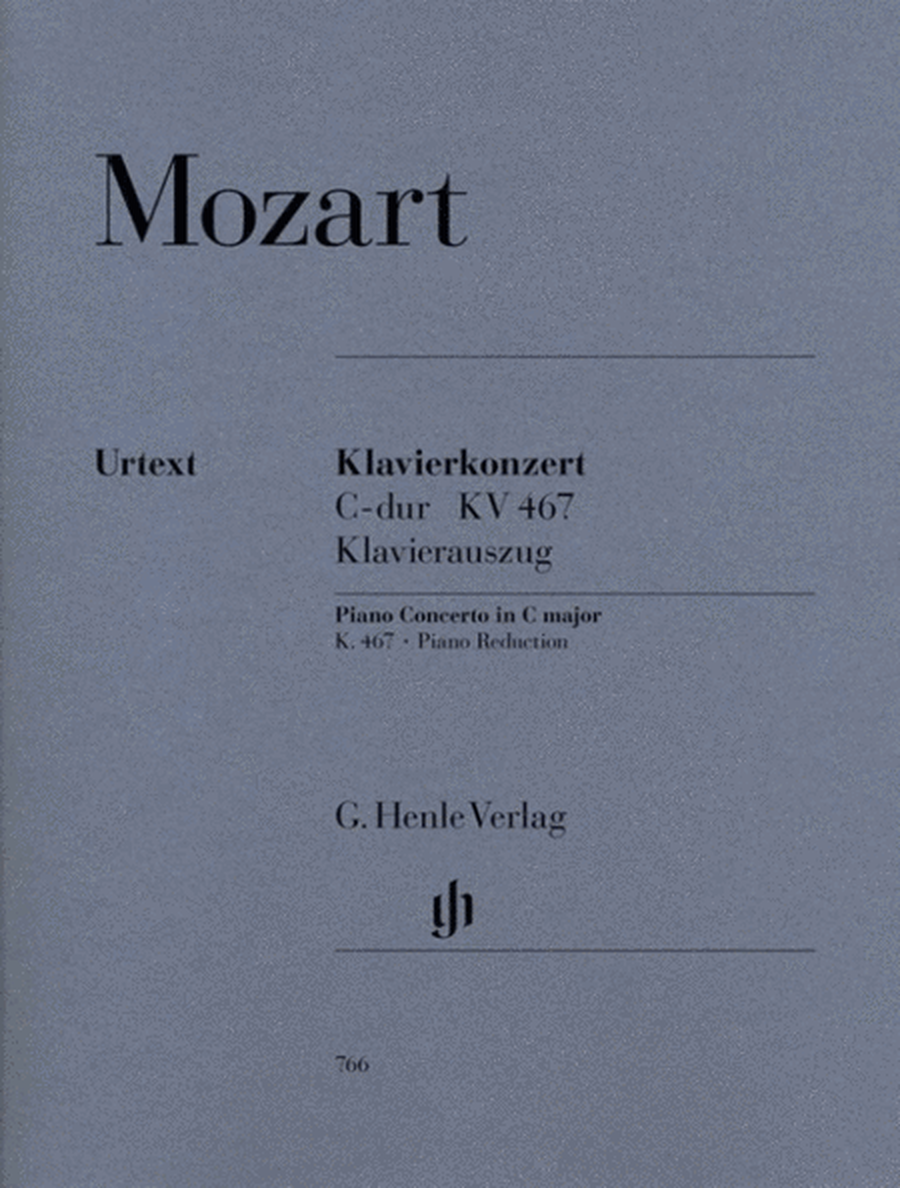 Mozart - Concerto K 467 C 2P 4H Urtext
