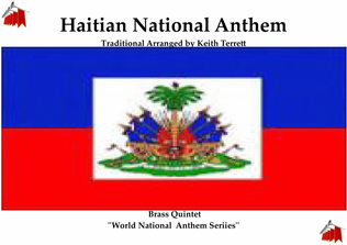 Book cover for Haitian (La Dessalinienne) National Anthem for Brass Quintet MFAO World National Anthem Series