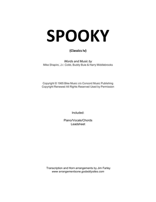 Book cover for Spooky