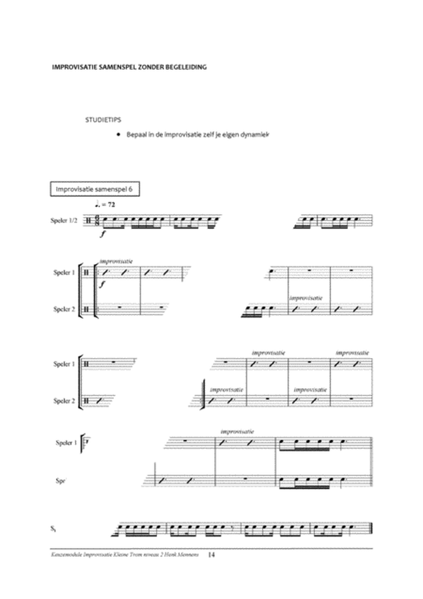 Percussion Modular: Improvisatie 2