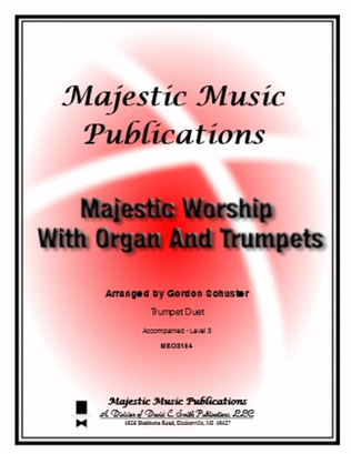 Book cover for Majestic Worship with Organ and Trumpets, Vol. 1(org, tp1, 2)