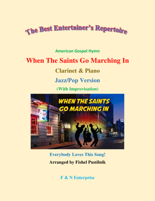 "When the Saints Go Marching In" for Clarinet and Piano-Jazz/Pop Version (With Improvisation)-Video