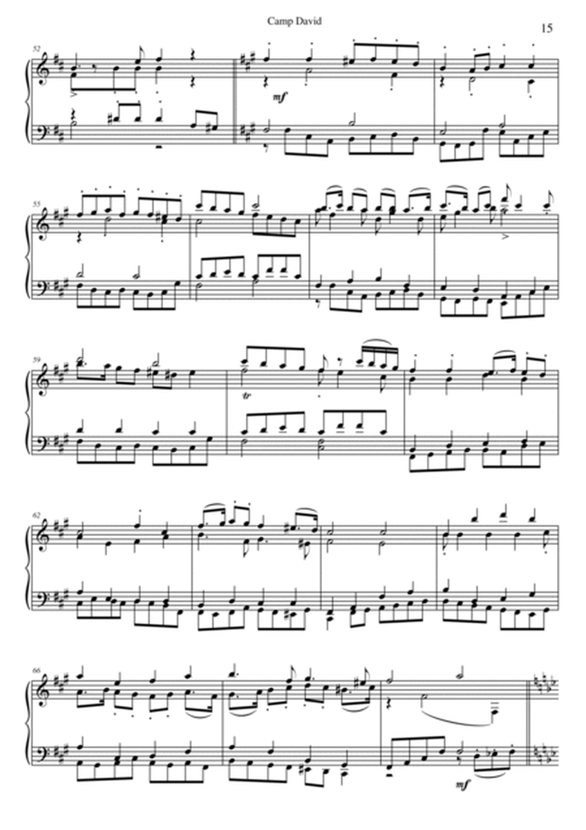 Camp David for piano (2 hands) image number null