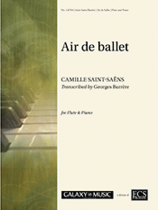Book cover for Air de ballet