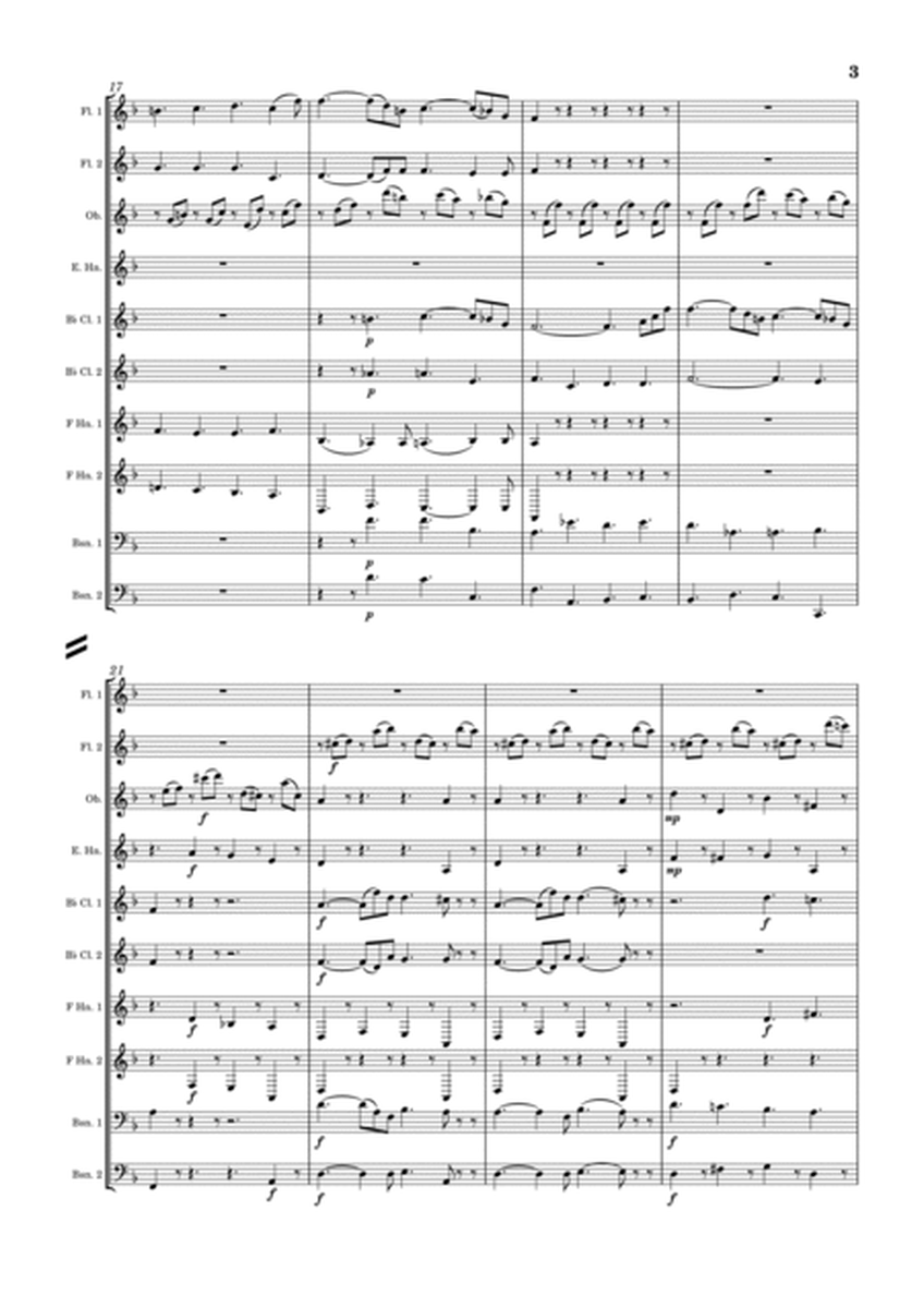 Lacrimosa (from Requiem in D minor, K. 626) for Woodwind Ensemble image number null