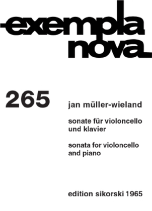 Book cover for Sonata for Cello and Piano