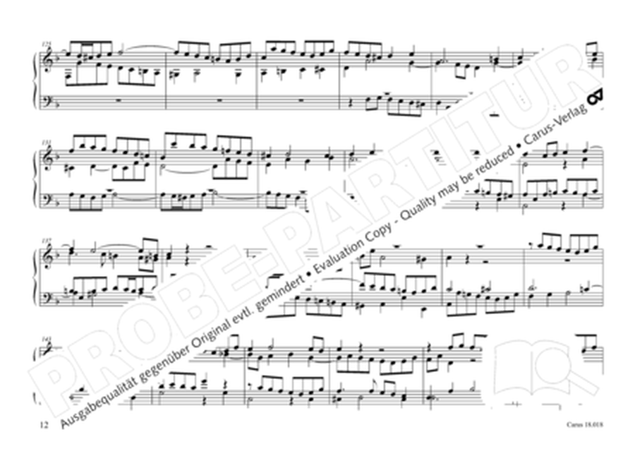 Contrapunctus 14 fur Orgel / Tasteninstrument