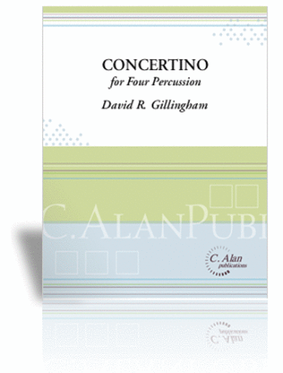 Concertino for 4 Percussion (piano reduction)