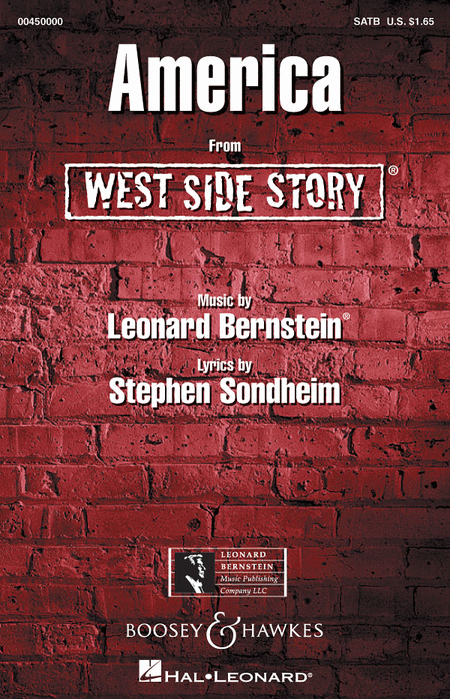 America (from West Side Story) - SATB