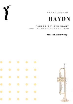 Book cover for "Surprise" Symphony for Trumpet/Cornet Trio