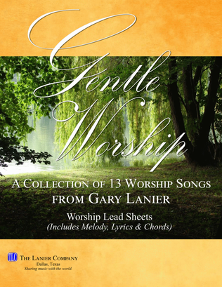 Book cover for GENTLE WORSHIP COLLECTION, 13 Worship Lead Sheets (Includes Melody, Lyrics & Chords)