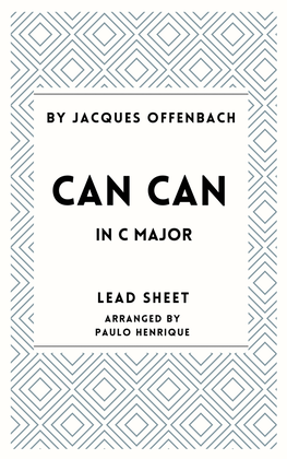 Book cover for Can Can - Lead Sheet - C Major