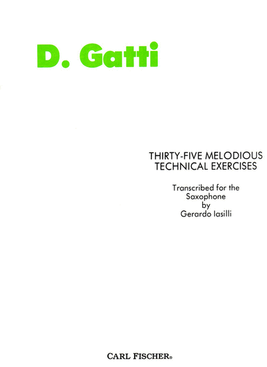 Thirty Five Melodious Technical Exercises