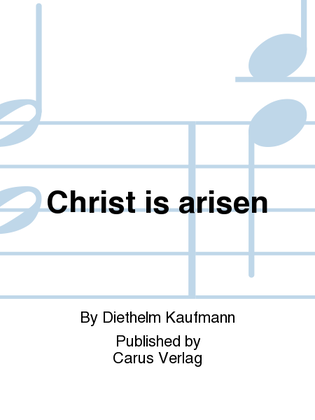 Book cover for Christ is arisen (Christ ist erstanden)