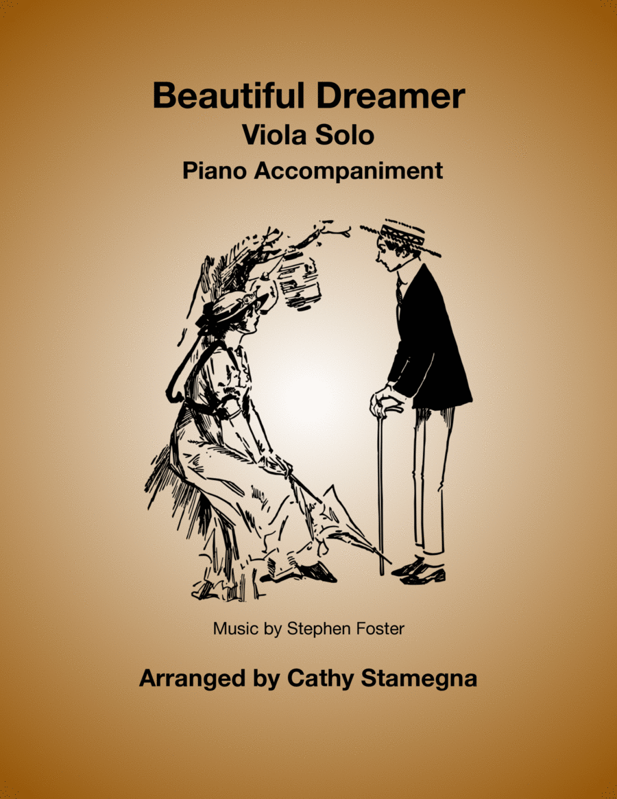 Beautiful Dreamer (Viola Solo, Piano Accompaniment) image number null