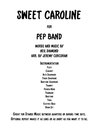 Book cover for Sweet Caroline