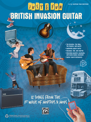 Book cover for Just for Fun -- British Invasion Guitar