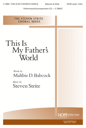 Book cover for This Is My Father's World