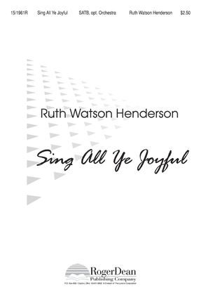 Book cover for Sing All Ye Joyful