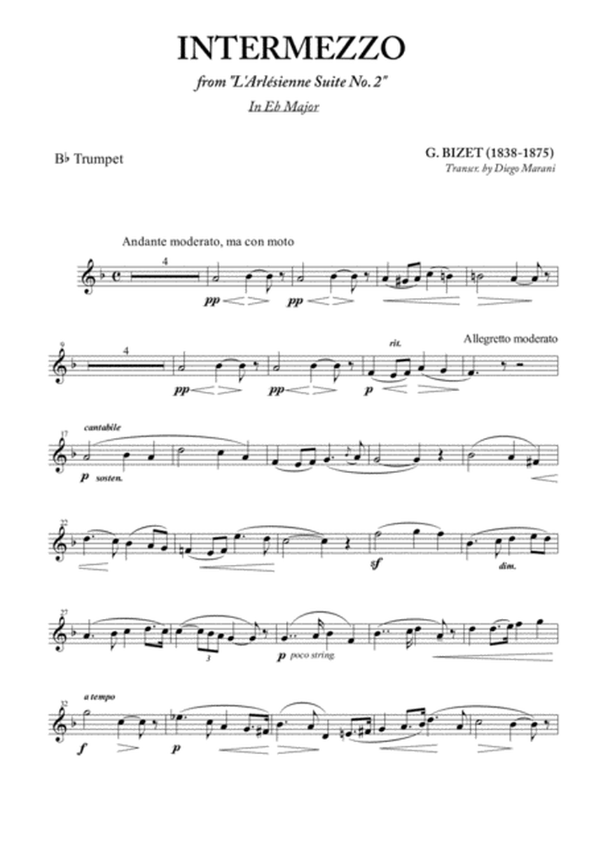 Intermezzo from "L'Arlesienne" for Trumpet and Piano image number null