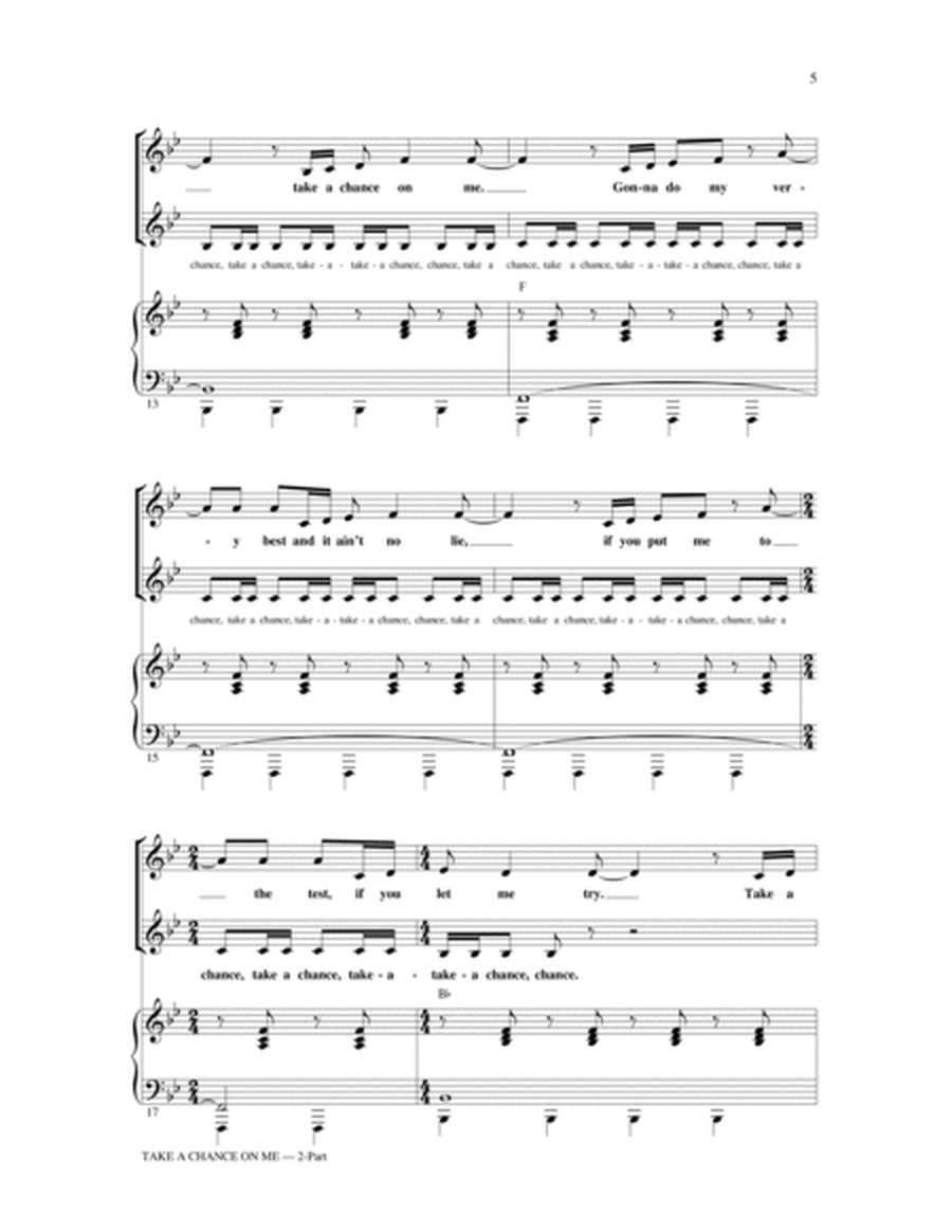 Take A Chance On Me (arr. Ed Lojeski)