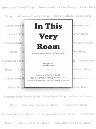 Book cover for In This Very Room