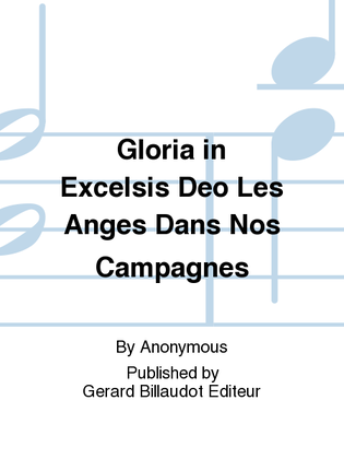 Book cover for Gloria In Excelsis Deo Les Anges Dans Nos Campagnes