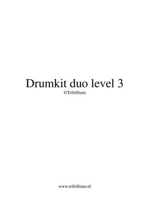 Drumkit duo level 3