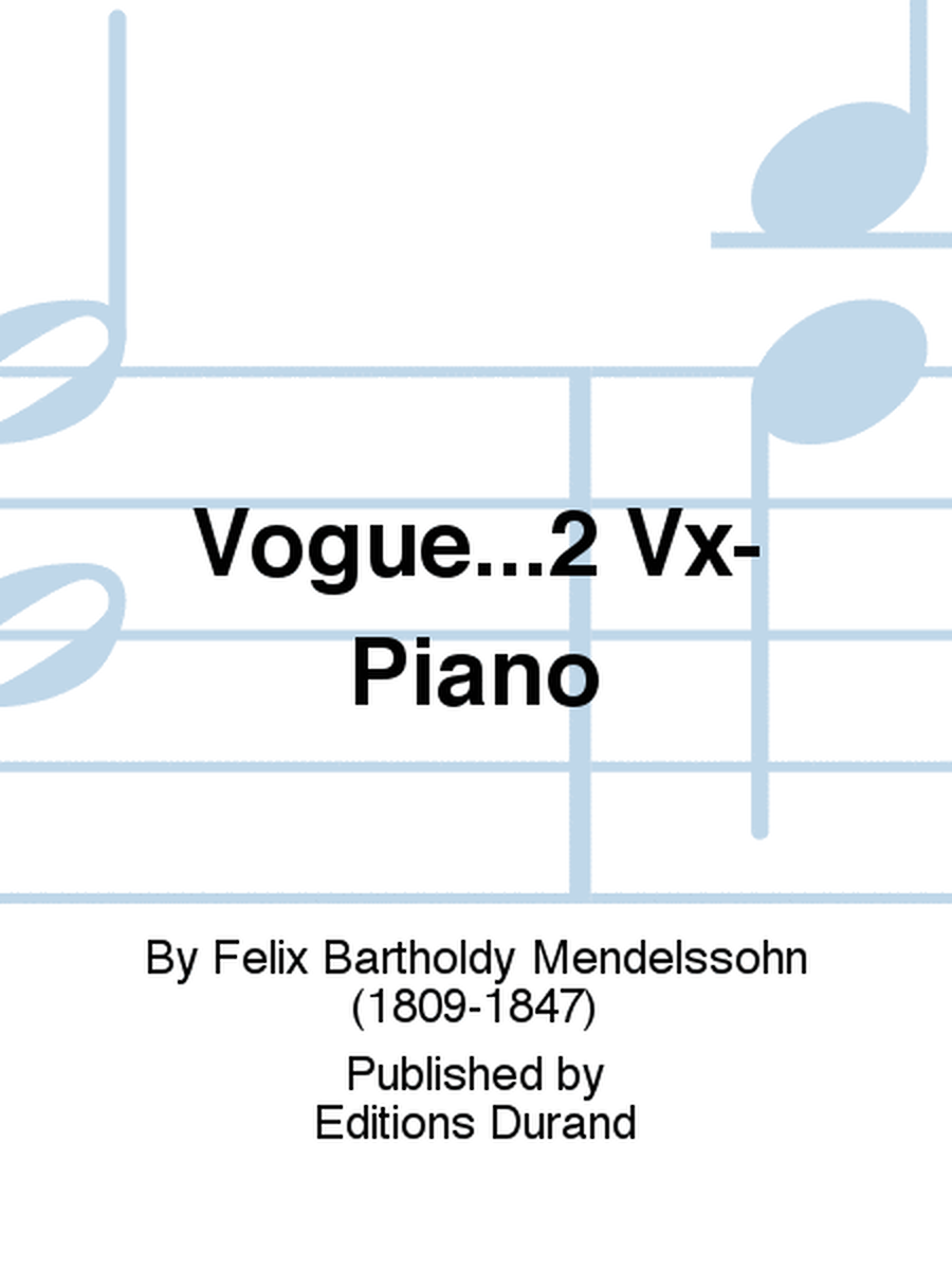 Vogue...2 Vx-Piano