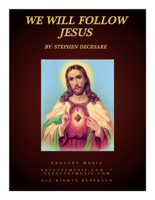 Book cover for We Will Follow Jesus