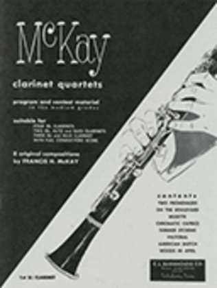 Book cover for McKay Clarinet Quartets