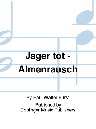Book cover for Jager tot - Almenrausch