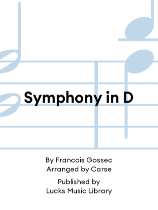 Book cover for Symphony in D