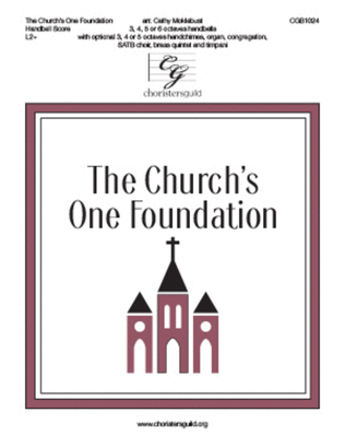 Book cover for The Church's One Foundation - Handbell Score