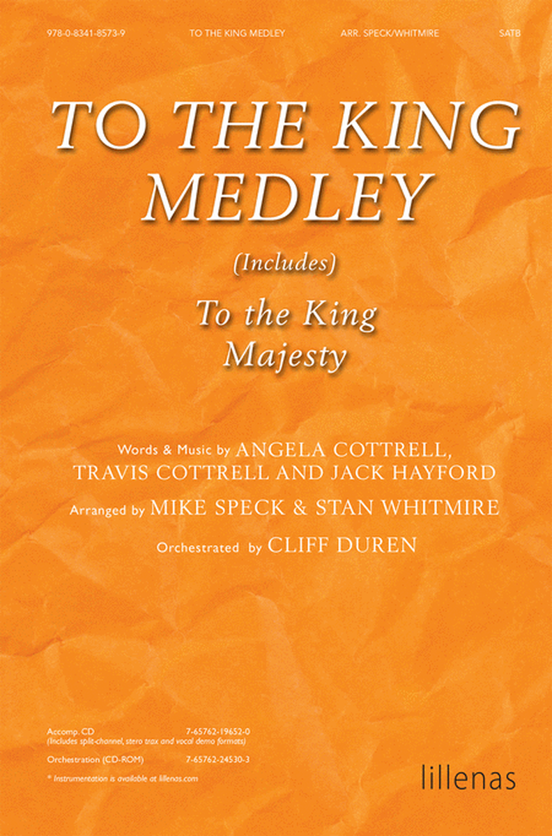 To the King Medley - Orchestration (CD-ROM) - ORA